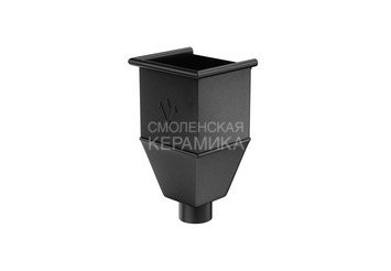 Воронка водосборная удлиненная (1) 100, AQUASYSTEM PU MATT, RAL9005