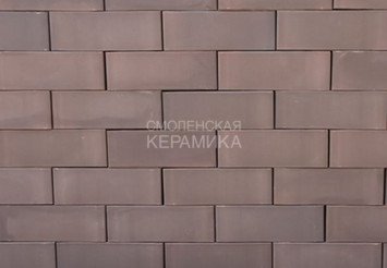 Вышневолоцкий керамический лицевой кирпич 1,4НФ Графит Гладкий