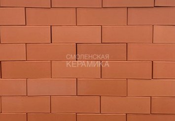 Вышневолоцкий керамический лицевой кирпич 1,4НФ Красный Гладкий