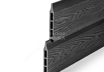 Заборная панель EasyDecking Wood-X 146×20×2210 мм, Черное дерево