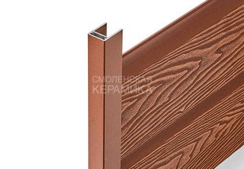 Заборная панель EasyDecking Wood-X 146×20×2210 мм, Коричневый