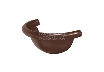 Заглушка универсальная полукруглая N 150, AQUASYSTEM PU MATT, RAL8017