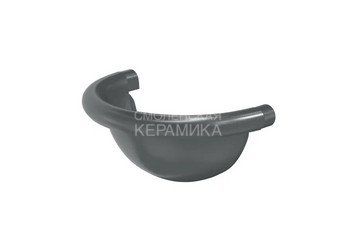 Заглушка универсальная полукруглая N 125, AQUASYSTEM PU, RAL7024