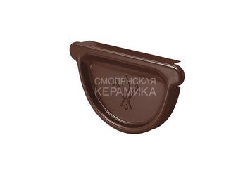 Заглушка универсальная с резиновым уплотнителем 125, AQUASYSTEM (Polyester), коричневый