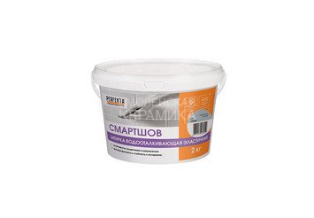 Затирка эластичная водоотталкивающая Смартшов серый, 2 кг