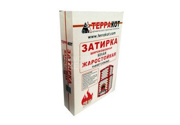 Затирка жаростойкая белая «Терракот», 5 кг