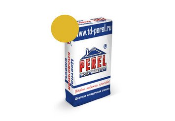 Цветная кладочная смесь Perel NL 0135 желтый, 50 кг
