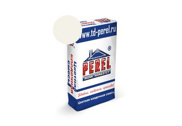 Цветная кладочная смесь Perel VL 0201 супер-белая, 50 кг