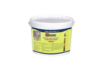 Цветная затирка для швов PRIME Grout, в ведрах 6553 шоколадная